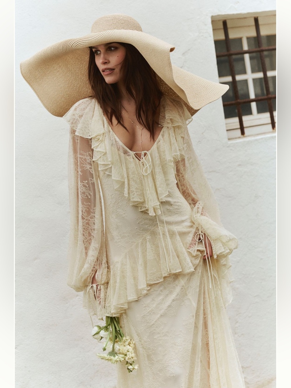 De La Vali Esen Maxi Dress in antique yellow